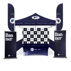 10x10 ft Custom Tent Premium Package