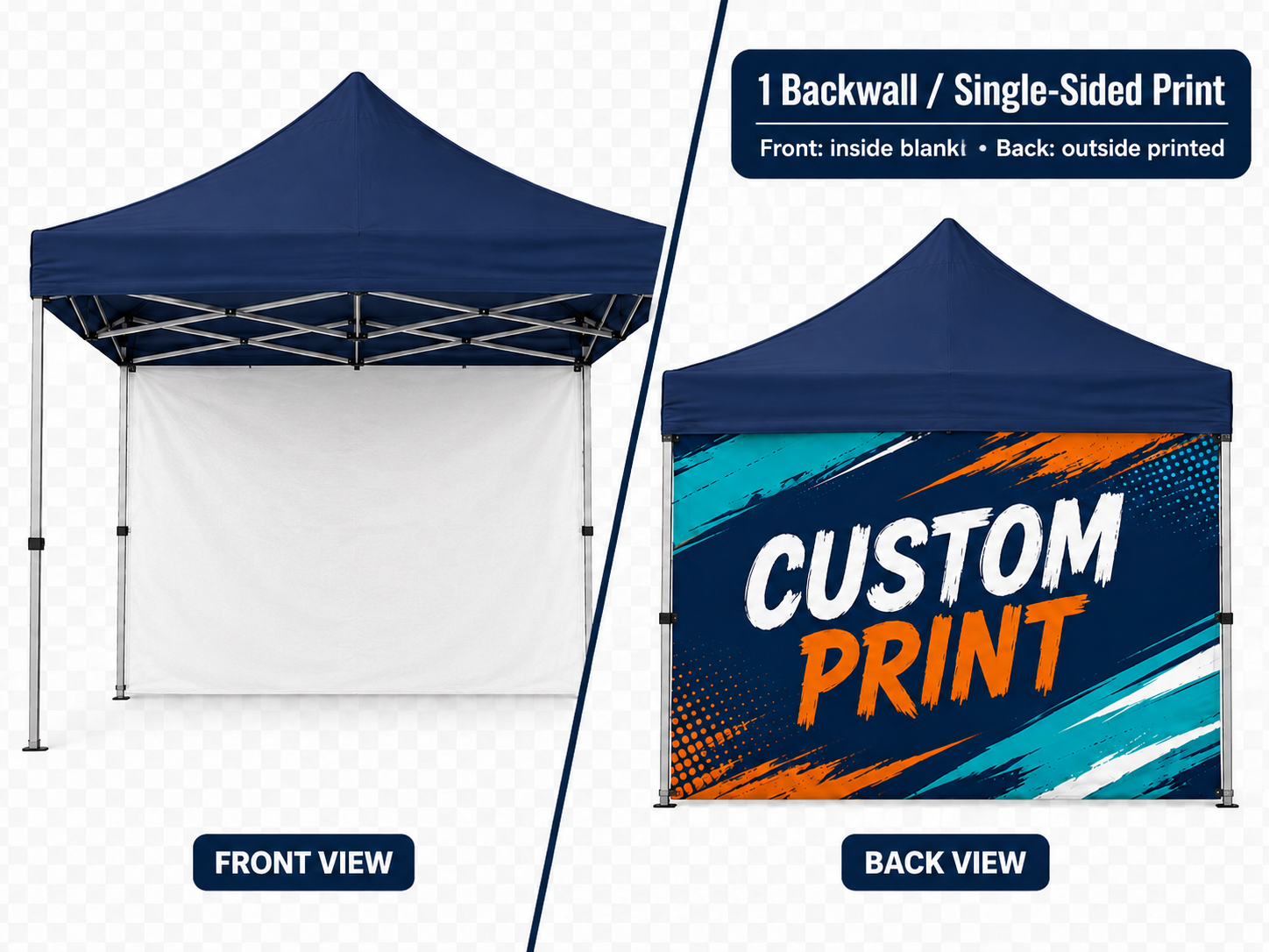 (1pc) Backwall Single Sided Print
