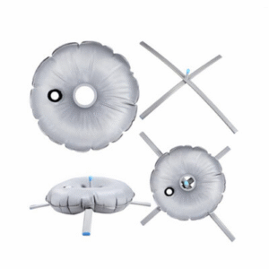 Switch out the (2pc) Frame mounts for (2pc) Flag cross bases with waterbags