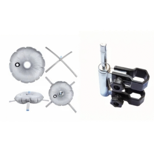 (2pc) Flag Cross Base with Waterbag & (2pc) Frame Mounts