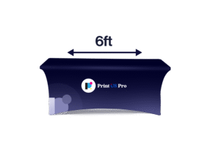 6ft Printed Tablecloth (Included)