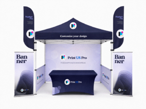 10x10 ft Custom Tent Premium Package
